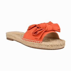 Nine West Bow Espadrille Slippers Oranje Nederland | OXY-894206